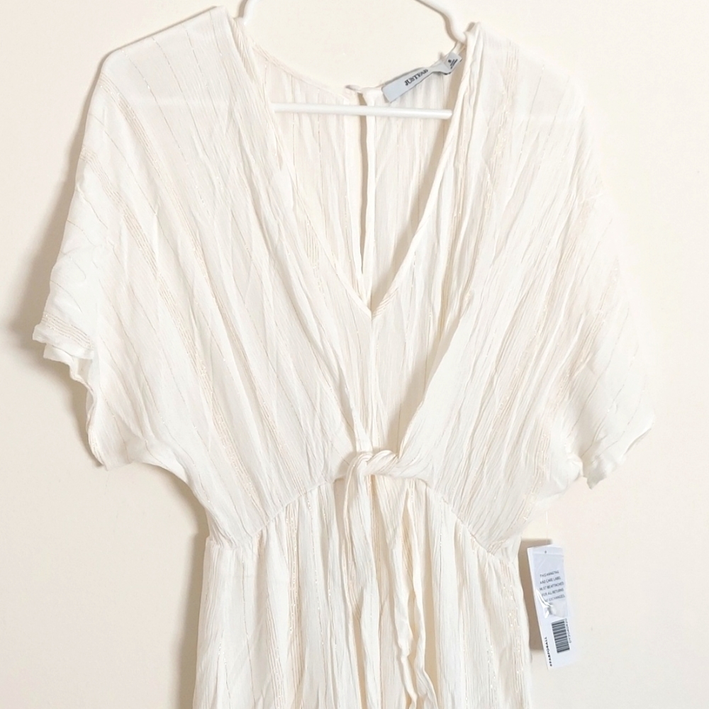 Ivory with Gold Maxi Dress